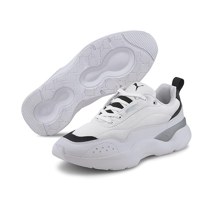 Puma Women Lia Sneaker, 3.5, White UK-3.5 (37173401)