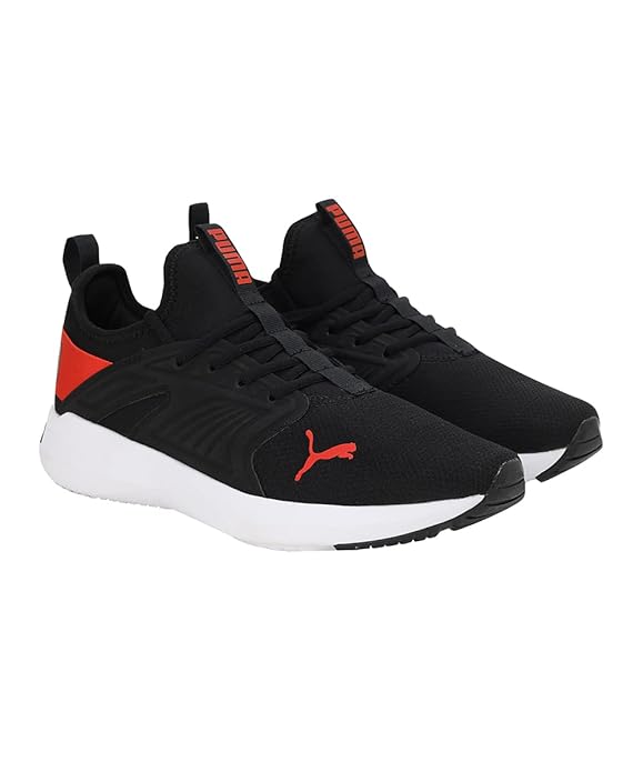 Puma Mens Softride Fly Black-Warm Earth Walking Shoe - 10UK (37616415)