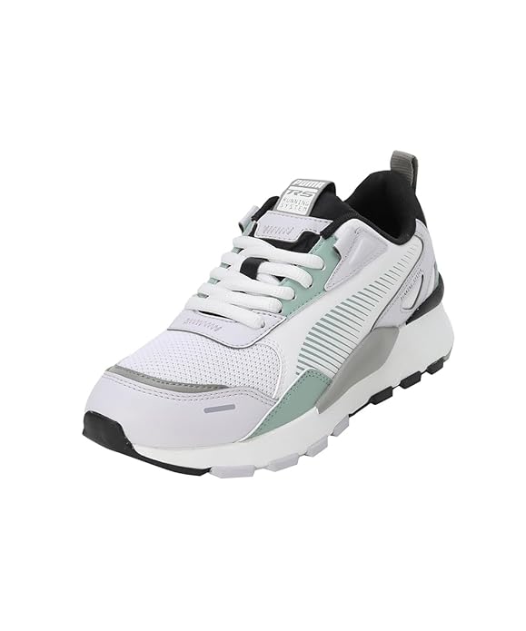 Puma Womens Rs 3.0 Pop WNS Sneaker ( White-Green Fog , 3 UK )