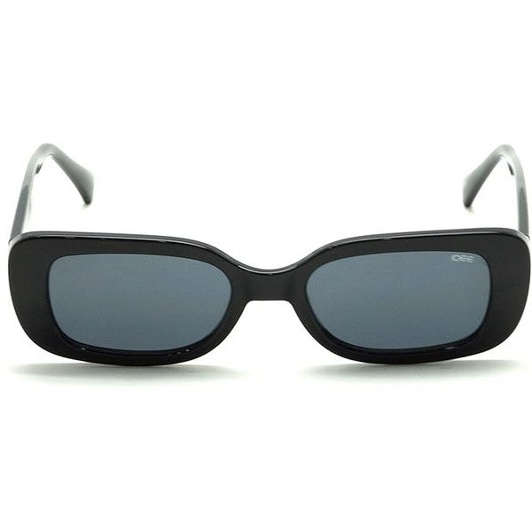IDEE-S2598-C1 50mm Small Rectangular Black UV Protection Men's Sunglasses