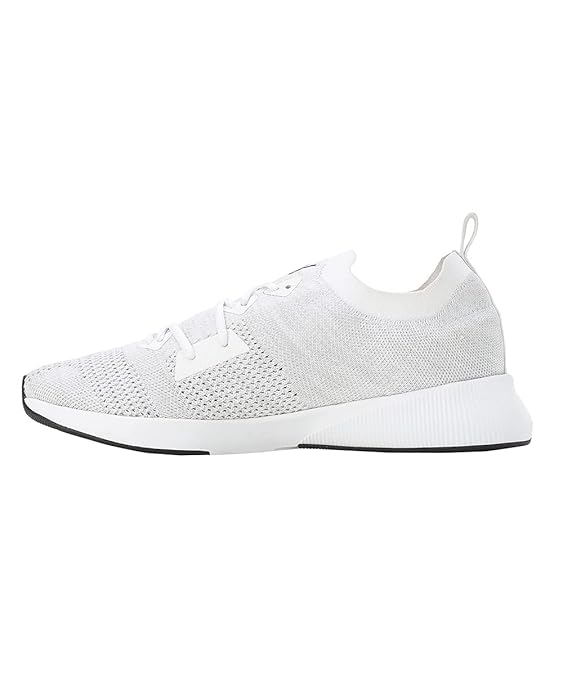 Puma Men Flyer Runner Engineer Knit Running Shoe ( White , 8 UK )