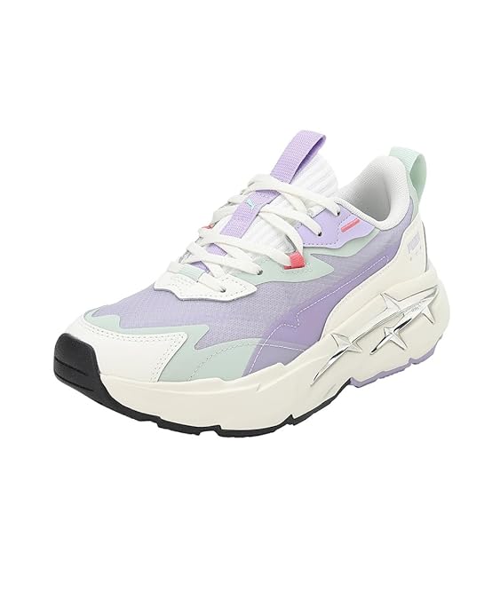 Puma Womens Spina Nitro WNS V1 Sneaker ( Lavender-Vivid Violet-Warm White, 4 UK )