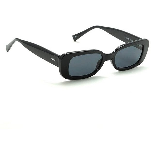 IDEE-S2598-C1 50mm Small Rectangular Black UV Protection Men's Sunglasses