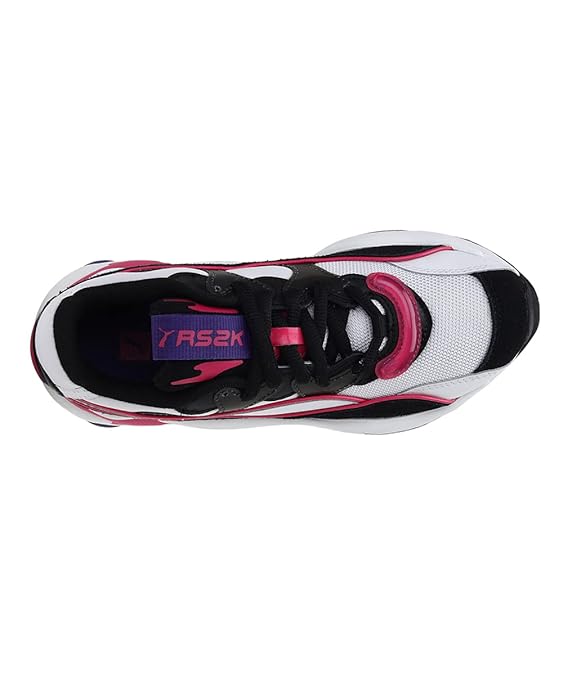 Puma Women RS2K Power Play Sneaker ( White-Beetroot Purple , 3 UK )