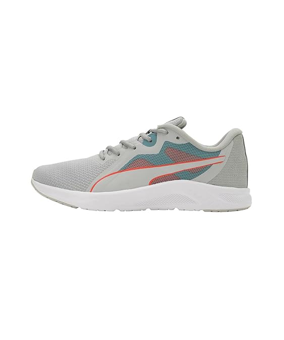 Puma Men Seriah Running Shoe (Ash Gray-Hot Heat-Bold Blue , 11 UK )