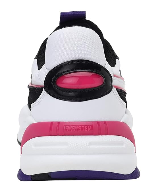 Puma Women RS2K Power Play Sneaker ( White-Beetroot Purple , 3 UK )