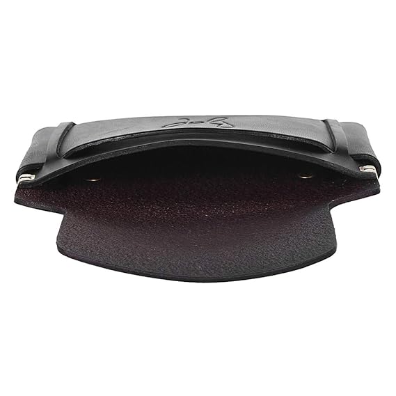 ROHIT BAL Modern Men's Leather Wallet with Card Holder and Currency Compartments, Black