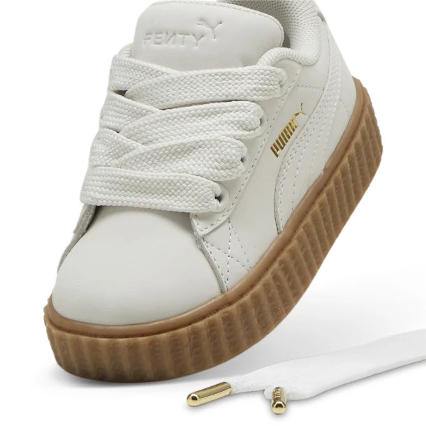 Puma Kid's x Fenty Infants Creeper Phatty Nubuck Shoes Warm White- 3 UK (39986803)