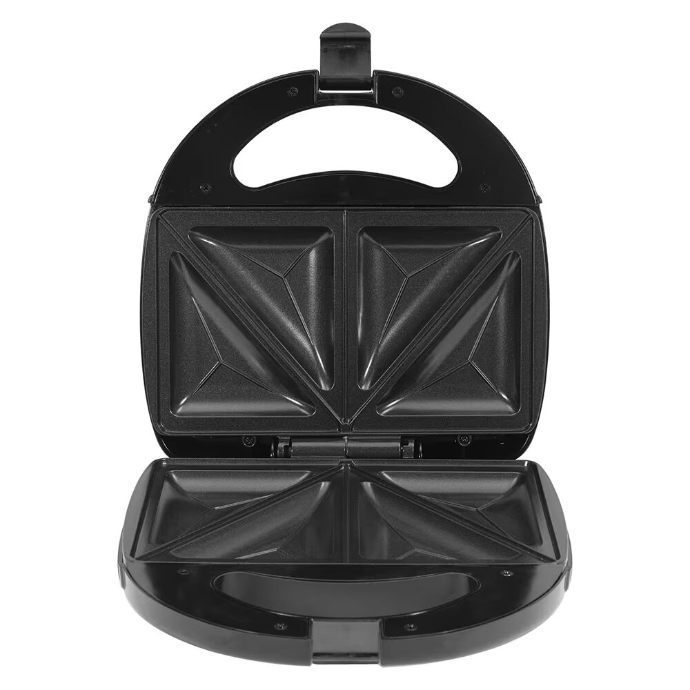 BPL MX Series 750W Sandwich Maker with Thermostatic Control, Black & Stainless Steel, (BSMS0042S)