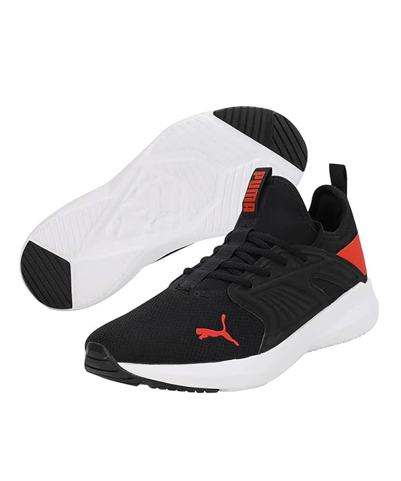 Puma Mens Softride Fly Black-Warm Earth Walking Shoe - 10UK (37616415)