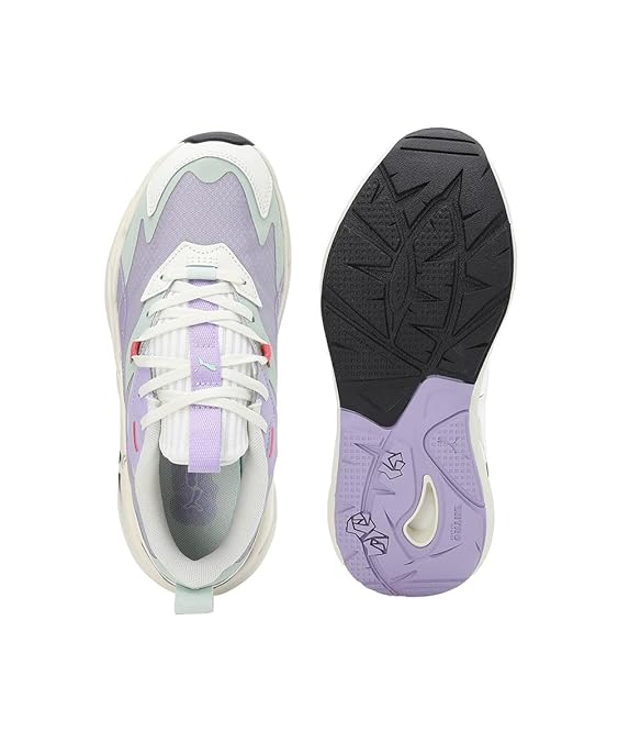 Puma Womens Spina Nitro WNS V1 Sneaker ( Lavender-Vivid Violet-Warm White, 4 UK )