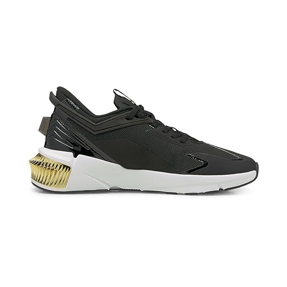 Puma Women Provoke XT FTR Moto Training Shoe ( Black-Team Gold , 4 )
