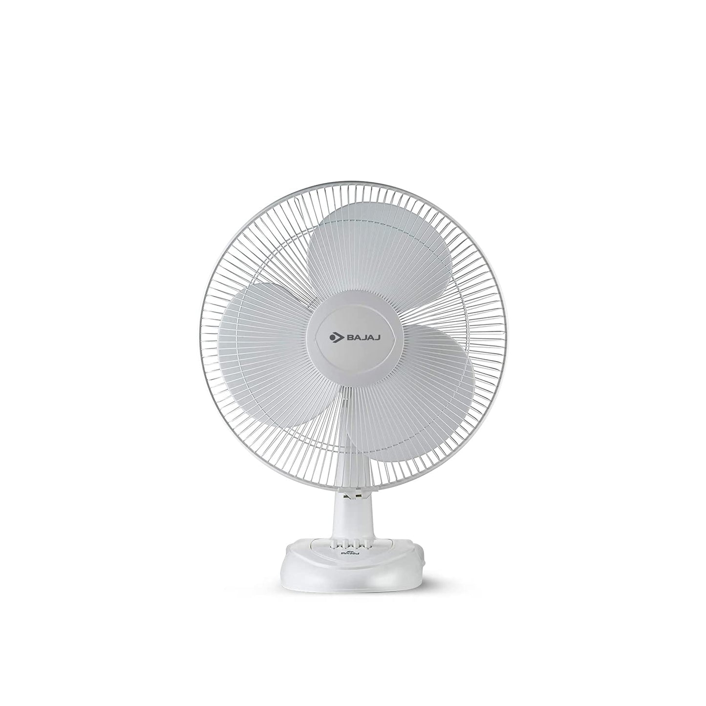 Bajaj Esteem 400 MM Table Fan | Table Fan For Kitchen & Home | High Air Thrust | High Speed | Overload Thermal Protection | Full Copper Motor | Silent Operation 【White】