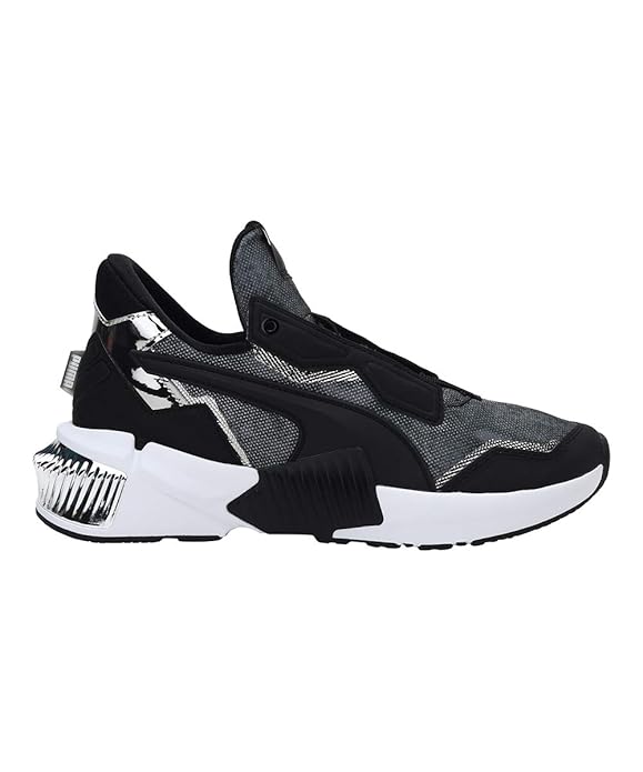 Puma Women Provoke XT UNTMD Training Shoe (Black-Metallic Silver , 7 )