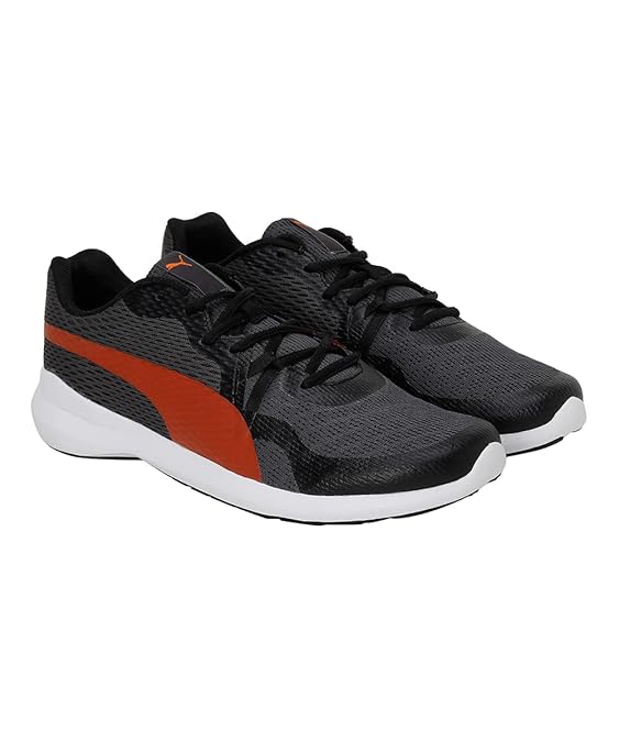 Puma Men Wave V1 Sneaker ( Asphalt-Black-Firelight , 11 )