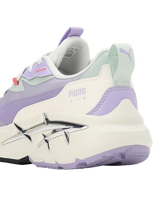 Puma Womens Spina Nitro WNS V1 Sneaker ( Lavender-Vivid Violet-Warm White, 4 UK )