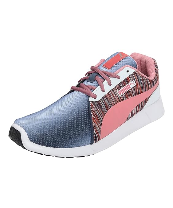 Puma Women Crepe Sneaker (Plein Air-Dark Denim-Salmon Rose-Puma White , 3 )