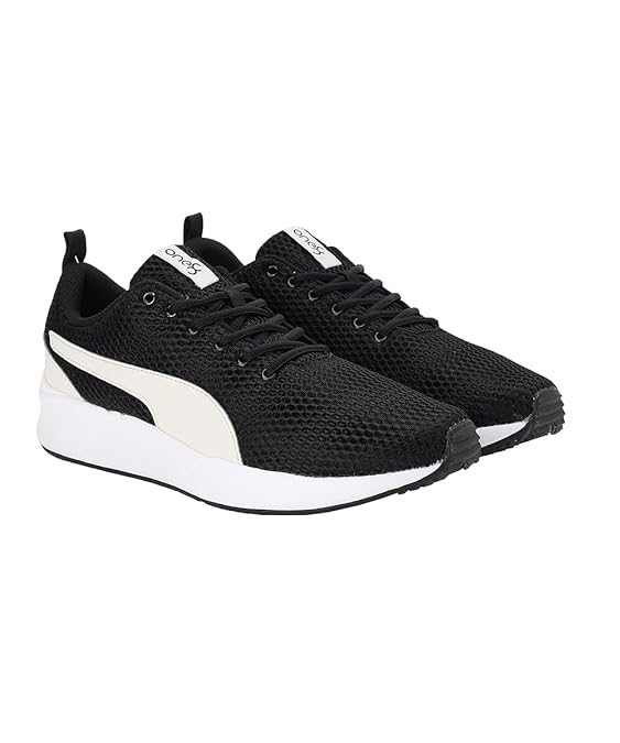 Puma Mens Ace One8 Sneaker (Black-White-Nimbus Cloud , 10 )
