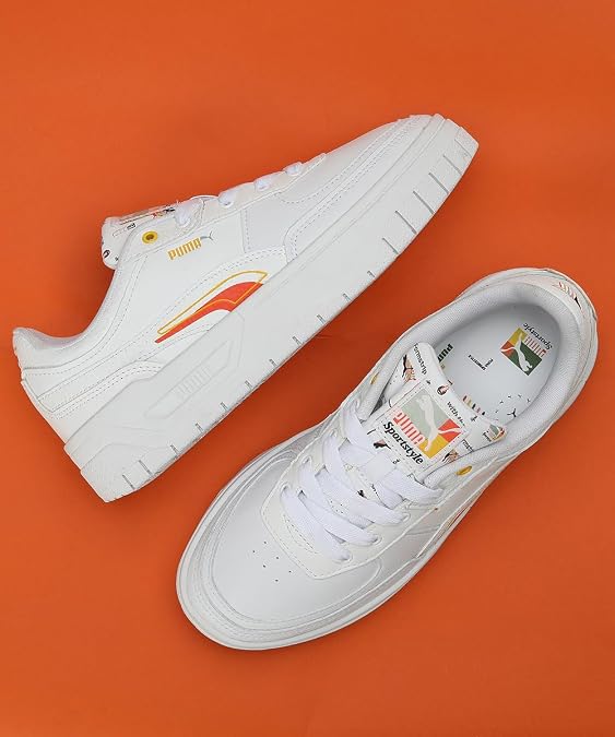 Puma Cali Dream Brand Love Sneaker For Women ( White , 3 )