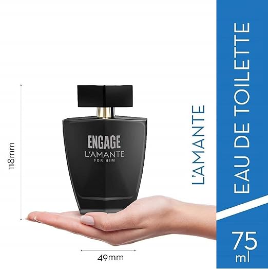 Engage L'amante Eau De Toilette for Men ( 75ml) (pack of 2)