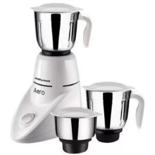 Morphy Richards Aero New 500W Mixer Grinder (3 Jars, White)