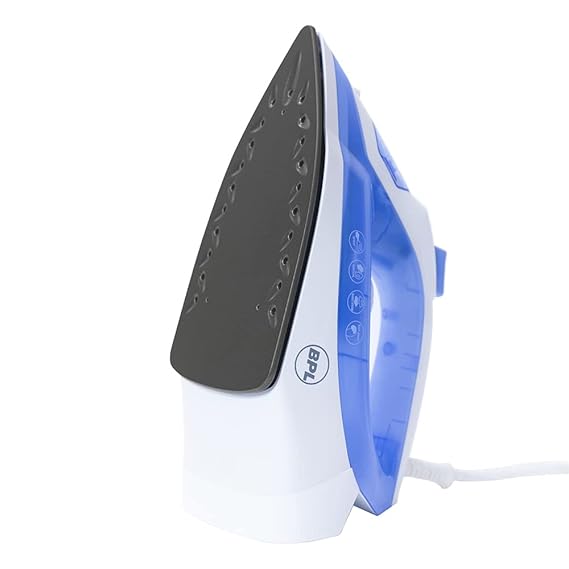 BPL Steam Iron, 1200 watts, Blue and White