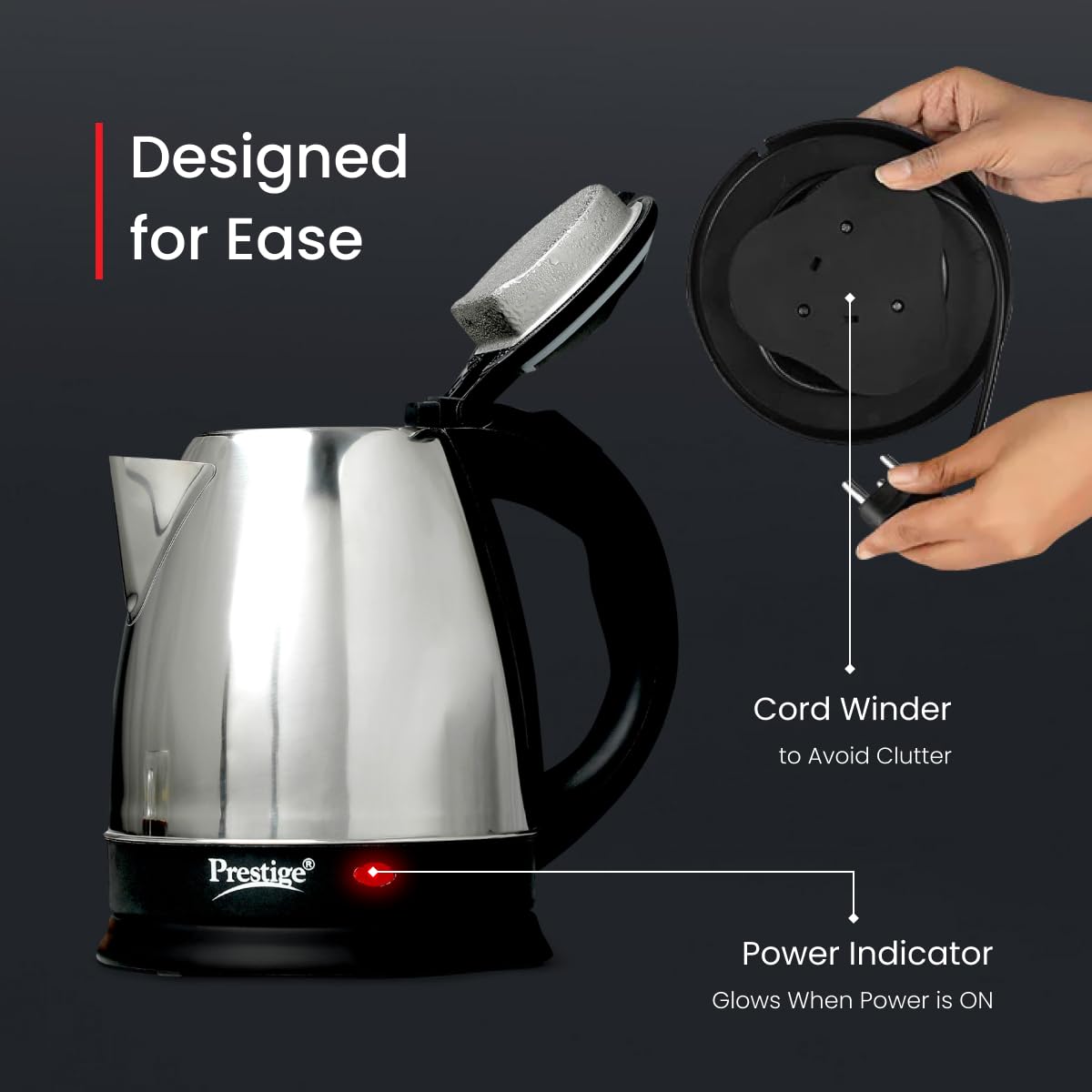 PRESTIGE PKOSS 1.5 ELECTRIC KETTLE