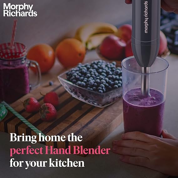 Morphy Richards Pronto Plus Hand Blender 300W, Grey