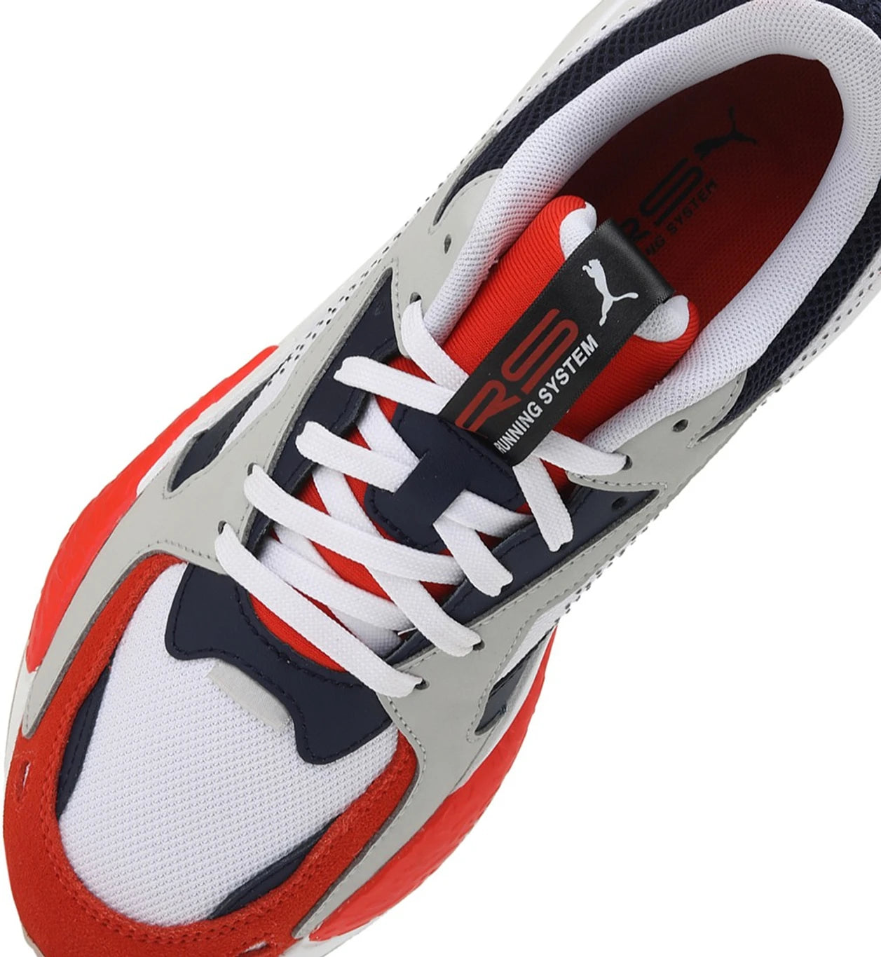 PUMA RS-Z College Sneakers For Men ( Grenadine-White , 3 UK )