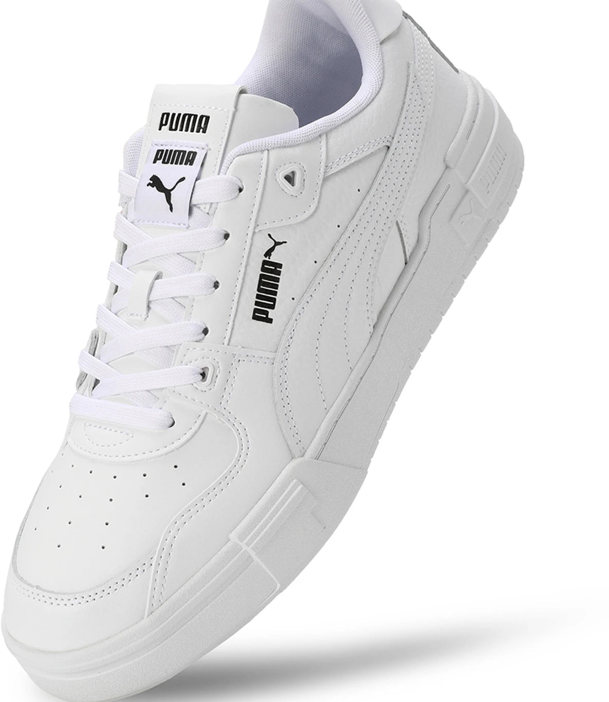 PUMA CA Pro Glitch lth Sneakers For Men (White , 7 UK)