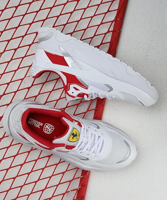 Puma Mens Ferrari Trinity Sneaker ( White , 11 UK )