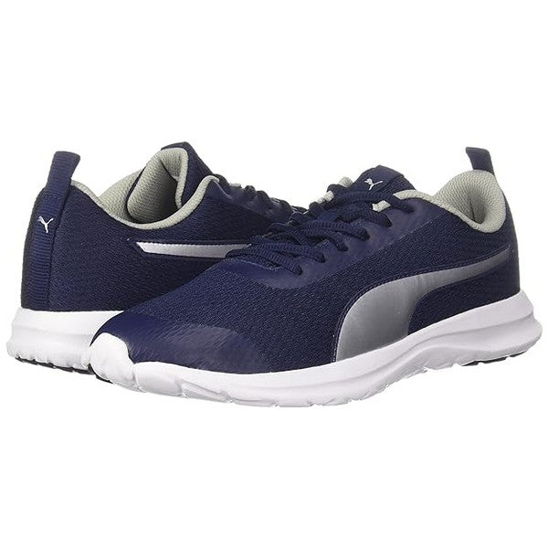 Puma Mens Lite Pro Peacoat-Silver Running Shoe - 10 UK