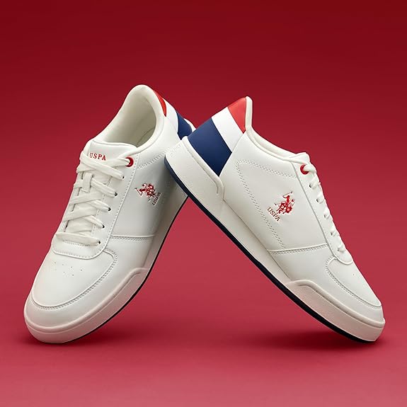 USPA|JAN 2.0|Off White Stylish Casual Sneaker Shoes for Man UK-7