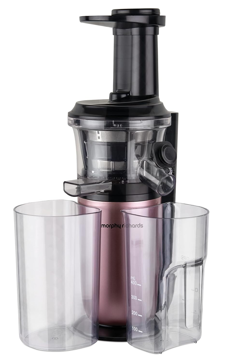 Morphy Richards Kenzo Cold Press Slow Juicer, 150 Watts Powerful Dc Motor, 60 Rpm Speed, With Stainless Steel Filter And Rev Button, Rose Gold, 150 Watts