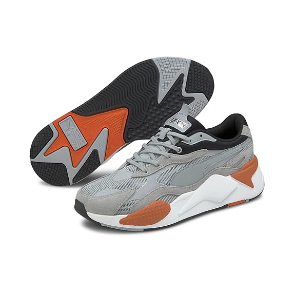 Puma Unisex-Adult RS-X³ Twill AirMesh Sneaker (Quarry-Quarry , 4 UK )