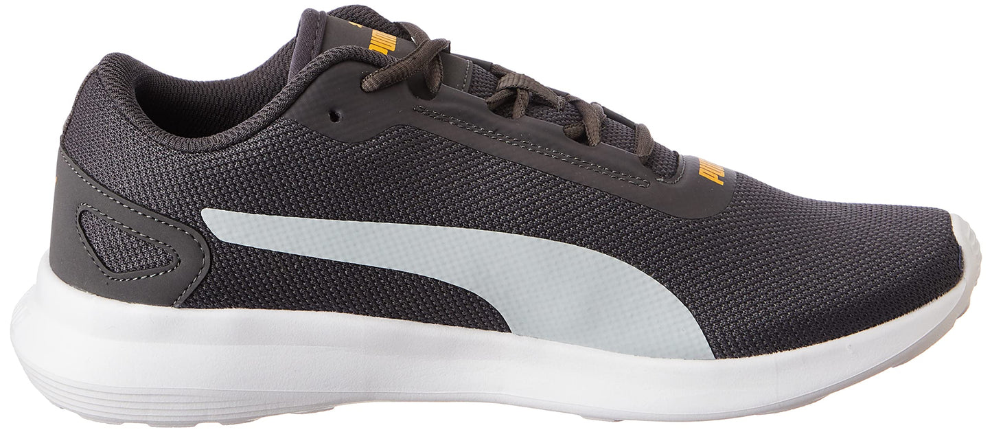 Puma Mens Volant Sneaker (Asphalt-High Rise-Tangerine, 11)