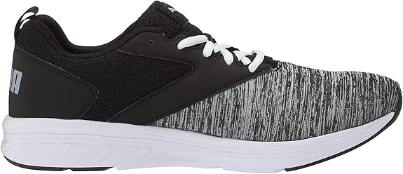PUMA Men's NRGY Comet Sneaker (Black White, 10 UK )