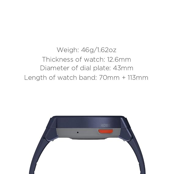 Amazfit Verge Phone Call Smart Watch with Alexa-Built in(Blue)