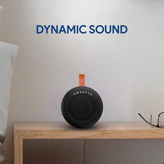 Amkette Boomer Pod 5 Watt Wireless Bluetooth Speaker (Black)