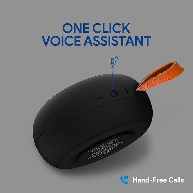 Amkette Boomer Pod 5 Watt Wireless Bluetooth Speaker (Black)