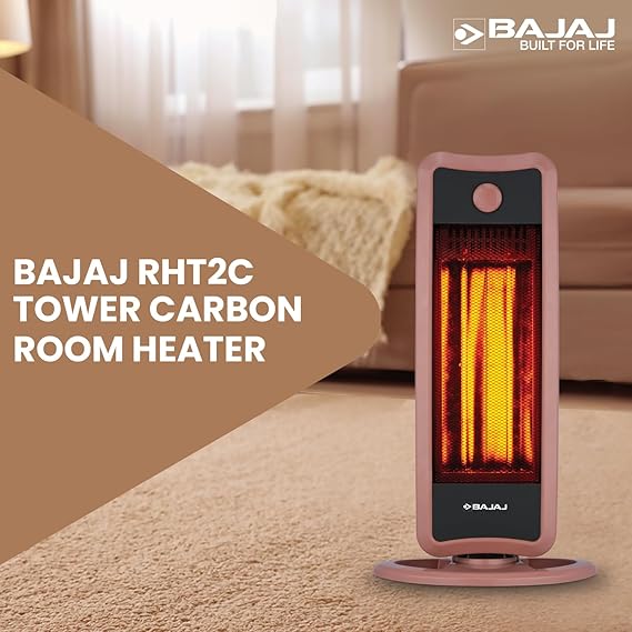 Bajaj RHT2C Room Heater 900 Watts | 2 Heat Settings (450W / 900W) | Dura Elements