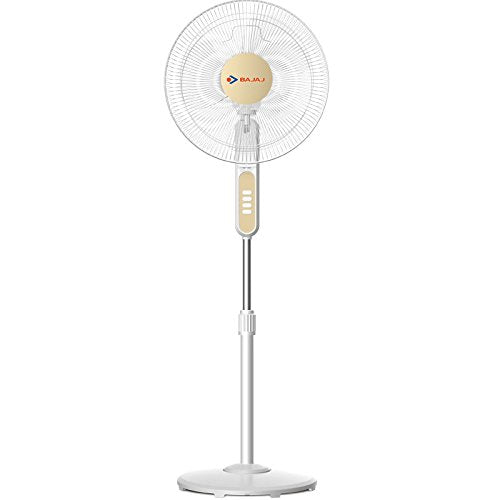 Bajaj Midea Bp 07 Pedestal Fan Tpw Fans by Garihs (White_400mm)