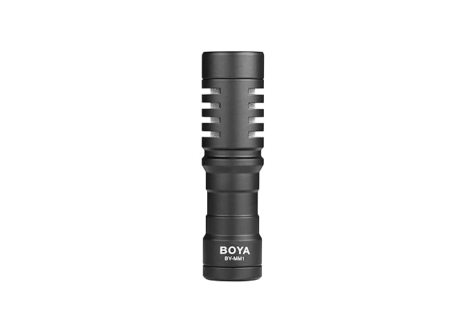 BOYA by-MM1 Universal Cardiod Shotgun Microphone Mini Mic