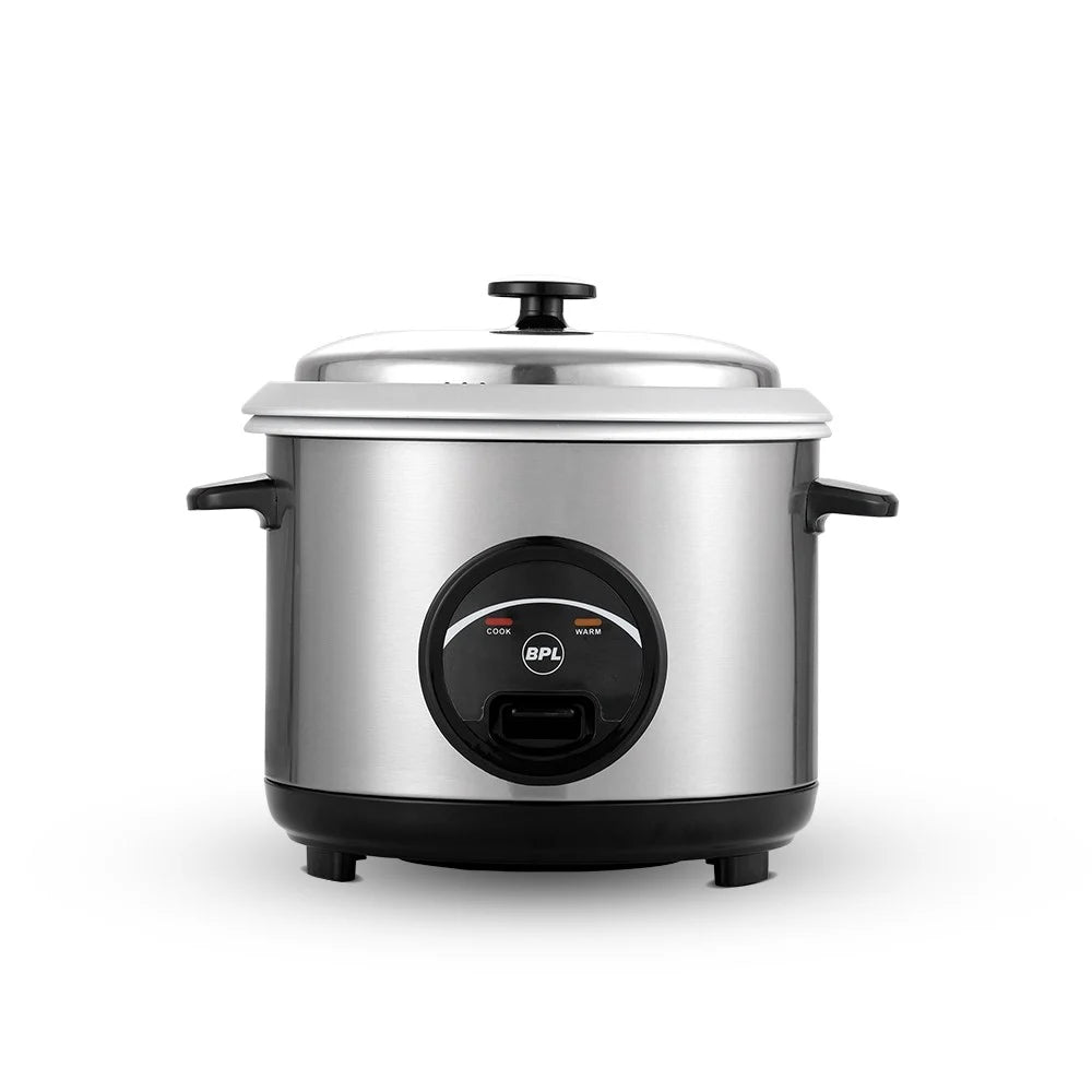 BPL BRCO001182B 700 W Rice Cooker (1.8 L, Stainless Steel)