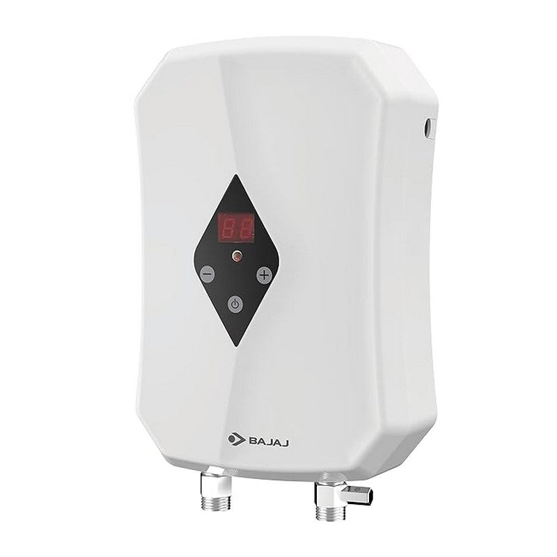 Bajaj Flashy 3kW Tankless Instant Water Heater, White