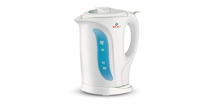 Bajaj 1L 1200-Watt cordless Kettle, White