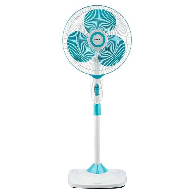 Bajaj Airesteem 400 Mm Pedestal Fan For Home | 100% Copper Motor
