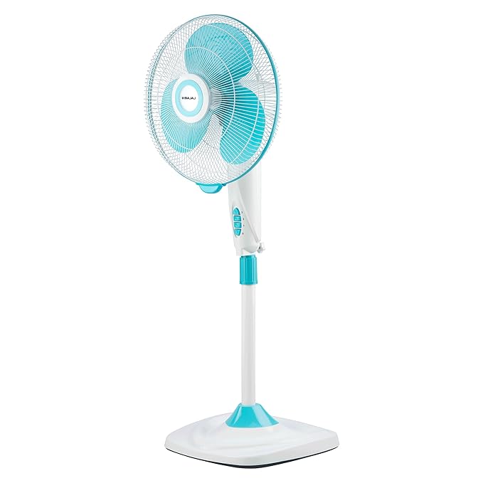 Bajaj Airesteem 400 Mm Pedestal Fan For Home | 100% Copper Motor