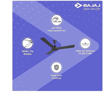 Bajaj Breeza EE 1200mm Coal Mine Grey CF