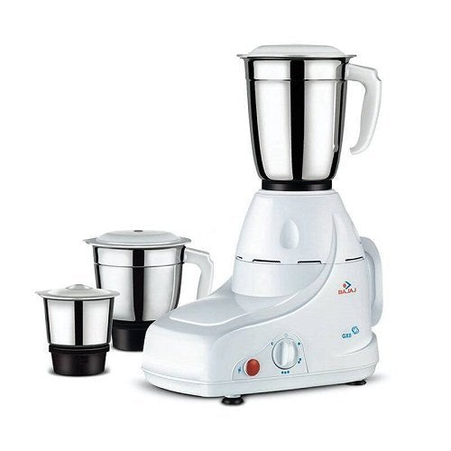 Bajaj GX8 500W Mixer Grinder (White)